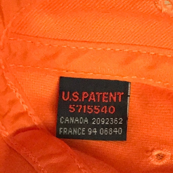 VINTAGE Fiction Clothing - FDCO Clothing Orange Full Back Baseball Cap - Picture 6 of 7